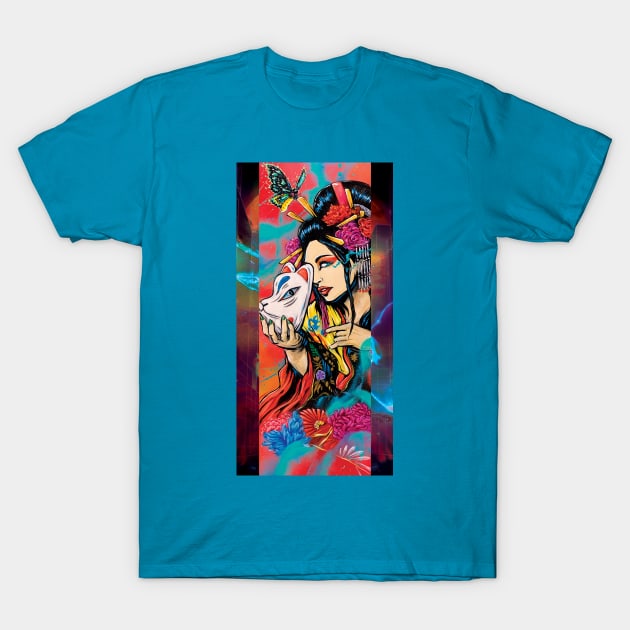 Geisha 2 T-Shirt by Lopan4000